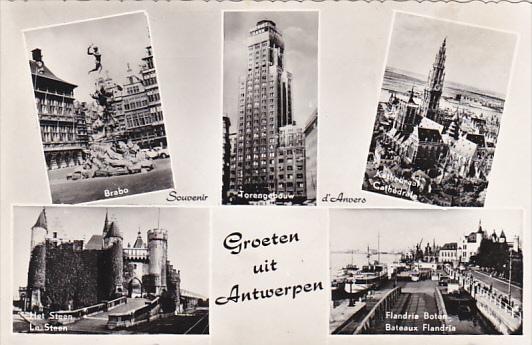 Belgium Groeten uit Antwerpen Multi View