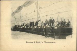 Barnum & Bailey Circus in Austria c1900 Postcard #5 ABNORMITATEN