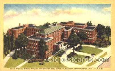 North Carolina Baptist Hospital, Winston-Salem, NC Medical Sanitarium Unused 