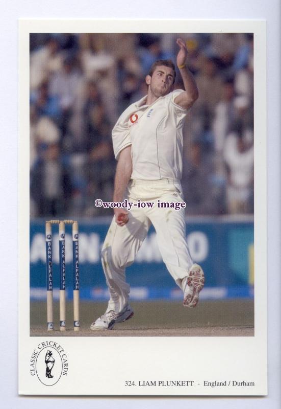 su3541 - International Cricketer - Liam Plunkett, England/Durham - postcard