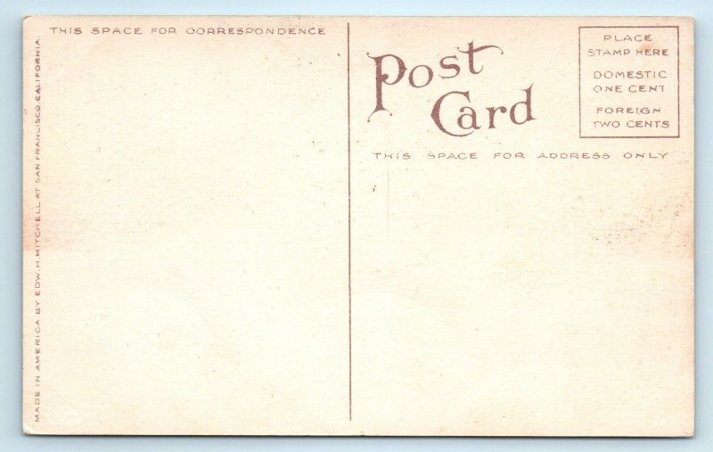 SAN PEDRO, CA California DEAD MAN'S ISLAND  c1910s Mitchell Postcard