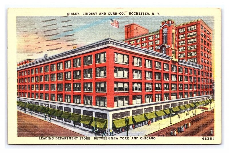 Sibley Lindsay & Curr Co. Rochester N. Y. Leading Department Store Postcard