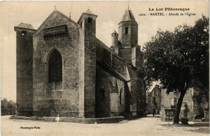 CPA Le Lot Pittoresque - MARTEL - Abside de l'Église (223537)