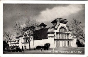 Ogden, UT Utah LATTER DAY SAINTS TABERNACLE Mormon/LDS/Church  ca1940's Postcard