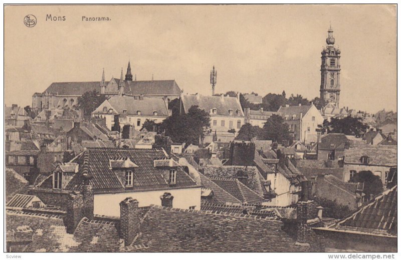 MONS, Hainaut, Belgium, 1900-1910's; Panorama