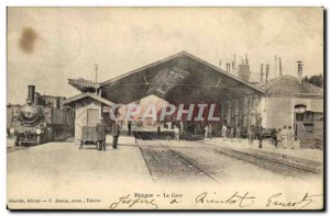 Old Postcard Mezidon La Gare TOP