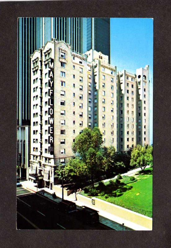 CA Mayflower Hotel S Grand Ave Los Angeles California Postcard