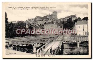 Postcard Old Bridge In Le Mans X