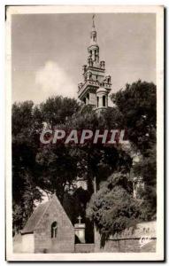 Old Postcard Roscoff steeple De L & # 39Eglise Croaz De Batz