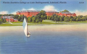 Florida Southern College on Lake Hollingsworth Sail Boat on the Water - Lakel...