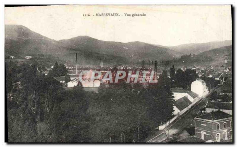 Postcard Old Massevaux Vue Generale
