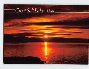 Postcard Great Salt Lake, Utah