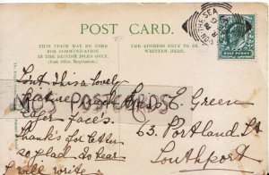 Genealogy Postcard - Green - 63 Portland St, Southport, Lancs - Ref. R1234
