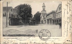 Hinsdale Massachusetts MA Main Street c1905 Vintage Postcard