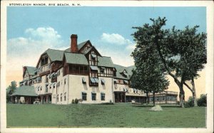 RYE BEACH NEW HAMPSHIRE NH Stoneleigh Manor Vintage Postcard