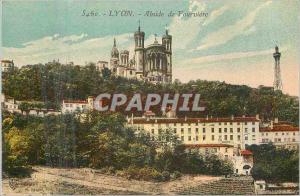 Old Postcard Lyon Apse of Fourviere