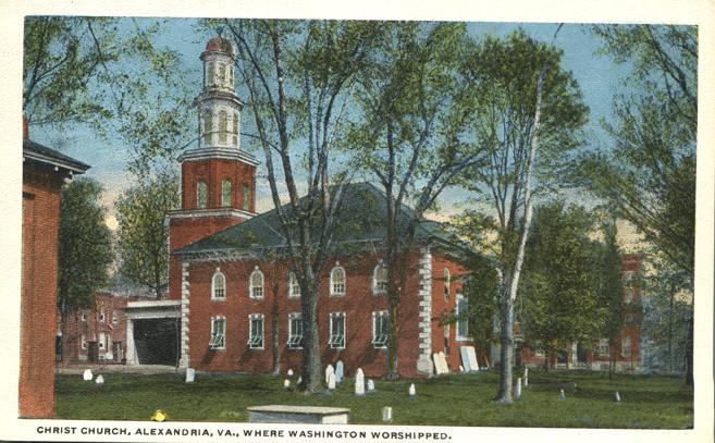 Christ Church where Washington Worshipped - Alexandria VA, Virginia - WB