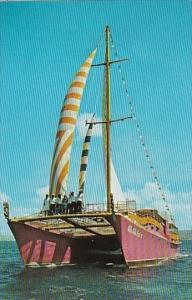 Hawaii Waikiki Henry J Kaiser's Catamaran Ale Ale Kai V