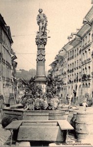 Switzerland Bern Der Gerecthtigkeitsbrunnen