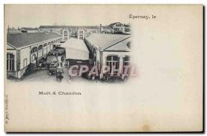 Old Postcard Folklore Wine Vintage Champagne Epernay Moet & Chandon