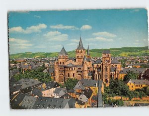 Postcard Blick auf Stadt und Dom, Trier, Germany