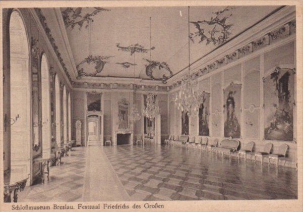 Germany Schlossmuseum Breslau Festsaal Friedrichs des Grossen