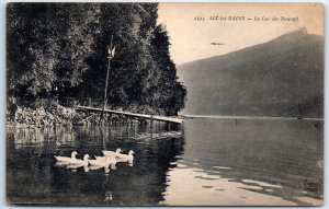 Postcard - Le Lac du Bourget - Aix-les-Bains, France
