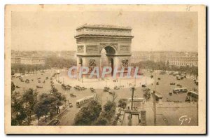 Old Postcard Our Beautiful Paris Place de l'Etoile