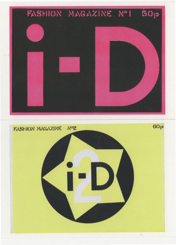 ID Magazine Issues First Issue 1 & 2 Rare Postcard s