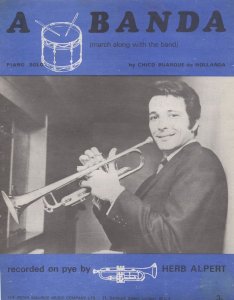 A Banda Herb Alpert Vintage Sheet Music