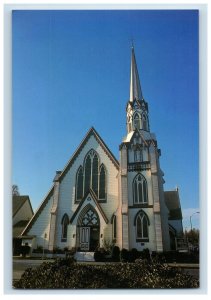 Vintage Historic First Presbyterian Church Third Street Napa, CA. Postcard &DE