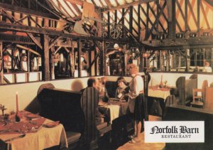 Norfolk Barn Restaurant Great Yarmouth Belton Waitress Postcard