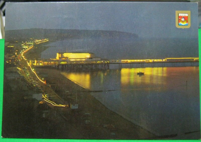 England Isle of Wight Sandown at Night - posted