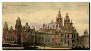 Old Postcard The Corporation Art Galleries Glasgow