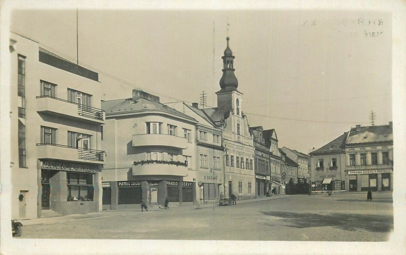 Rychnov nad Kněžnou stare namesti Czech Republic photo postcard