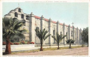 CA, California  SAN GABRIEL ARCANGEL MISSION~Roman Catholic   c1920's Postcard