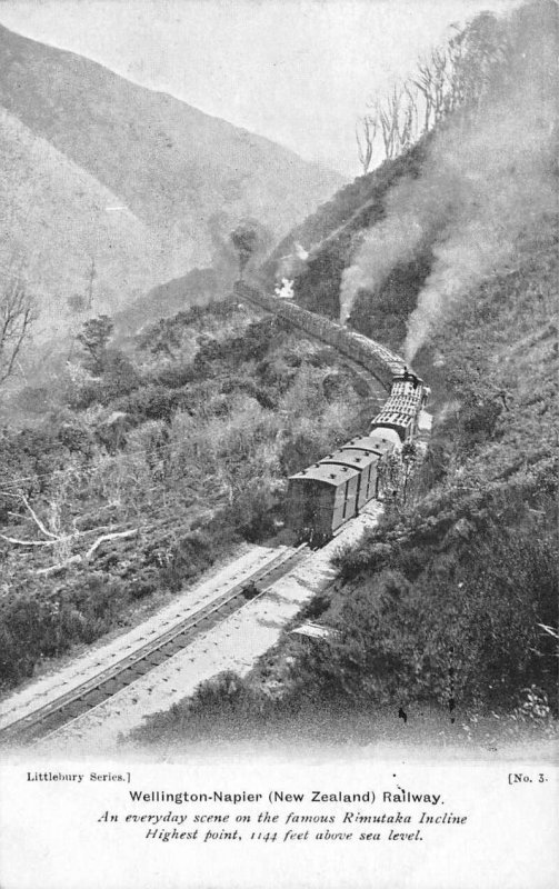 Wellington Napier New Zealand Railway Rimutaka Incline Railroad PC AA59419