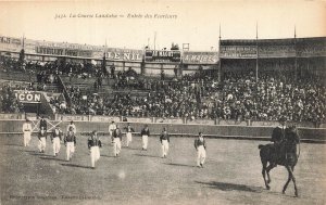 La Course Landaise Entrée des Ecarteurs Heliotypie Gautreau Langon France