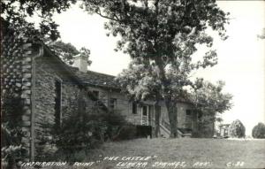 Eureka Springs AR The Castle Inspration Point Real Photo Postcard