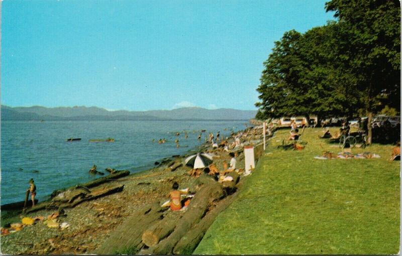 Qualicum BC Vancouver Island UNUSED Vintage Postcard D84