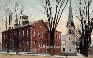 High School & Catholic Church - Newburyport, Massachusetts MA  
