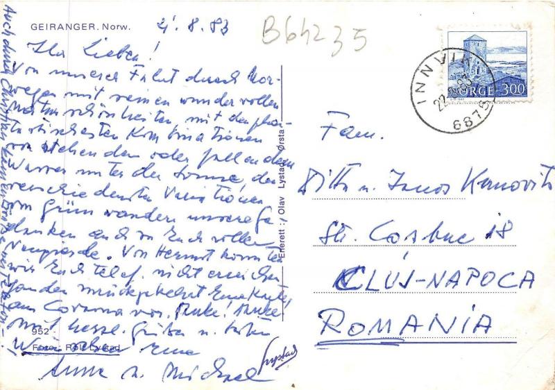 B64235 Norway Geiranger