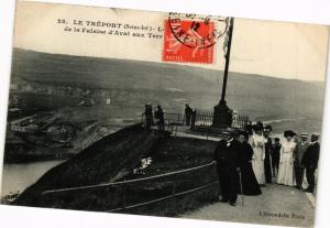 CPA Le TRÉPORT-Falaise d'Aval aux Terrasse (235076)