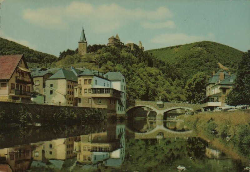 226-LU-VIA - Vianden, Le Port de l'Our et le chateau, Luxembiurgo,  not ...