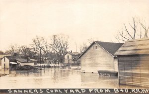 J69/ Warren Ohio RPPC Postcard c1910 Flood Disaster Sanner Coal Yard 439