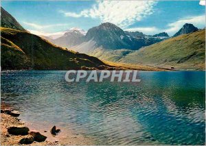 Postcard Modern Station Lake Tignes Altitude 2100 Meters the Highest in Europ...