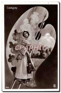 Postcard Old Woman Theater Cavalieri