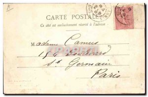 Old Postcard Marseille Joliette and Courier