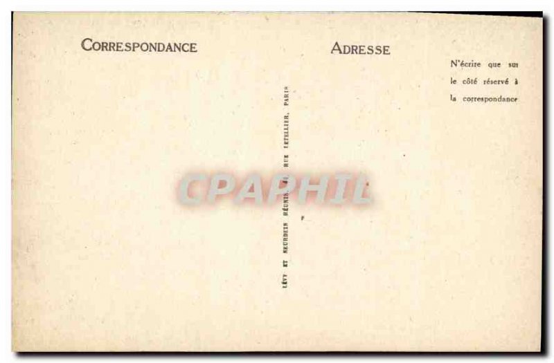 Old Postcard Chantilly southwestern fa?ade Chateau