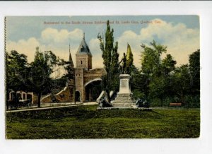 3095089 CANADA Quebec Monument to South African Soldiers Old PC